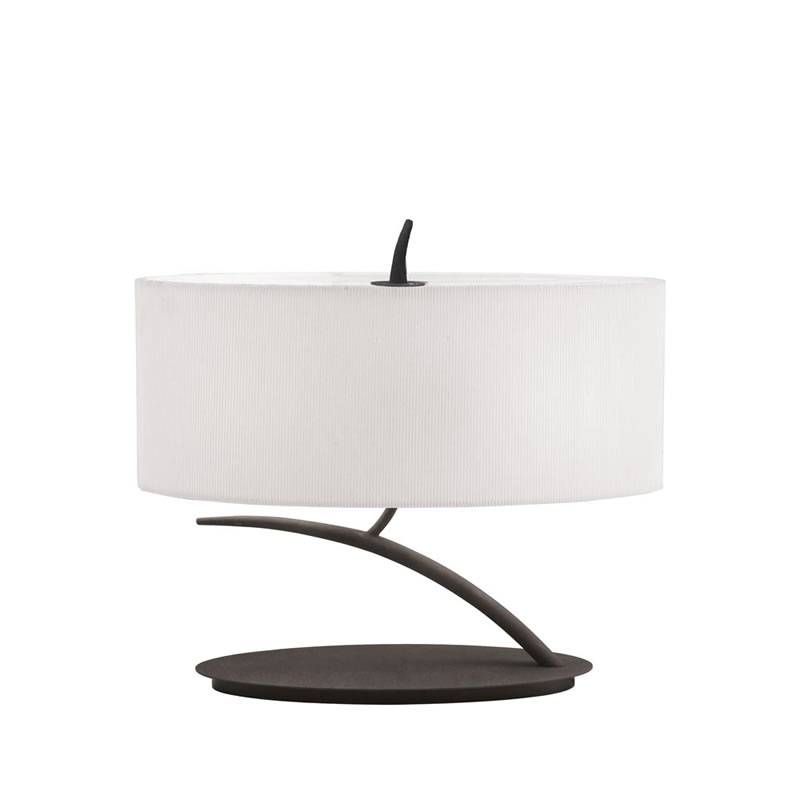 Mantra Eve table lamp forja cream 2L oval
