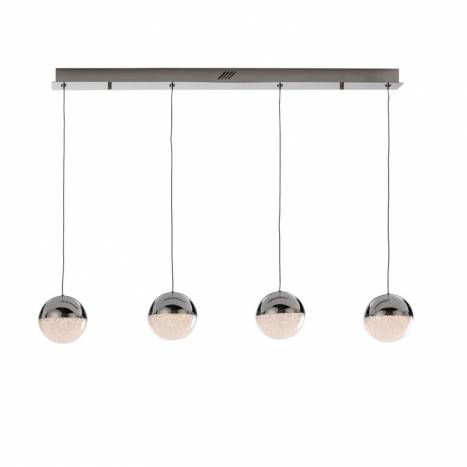 SCHULLER Sphere lineal ceiling lamp 4l chrome