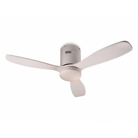SCHULLER Siroco Mini LED DC white ceiling fan