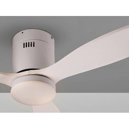 SCHULLER Siroco Mini LED DC white ceiling fan detail