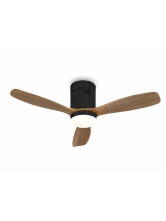 SCHULLER Siroco Mini LED DC black ceiling fan