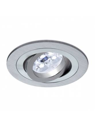 Round recessed light LED 8w aluminium