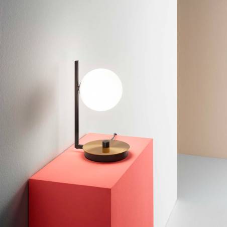 Lámpara de mesa Birds 1L G9 cristal ambiente - Ideal Lux