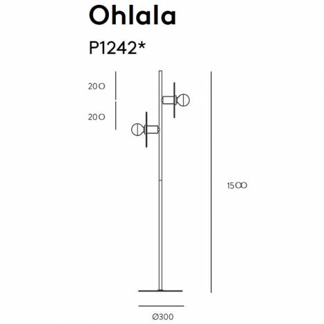 AROMAS Ohlala floor lamp