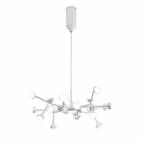 MANTRA Adn LED 72w white aluminium pendant lamp