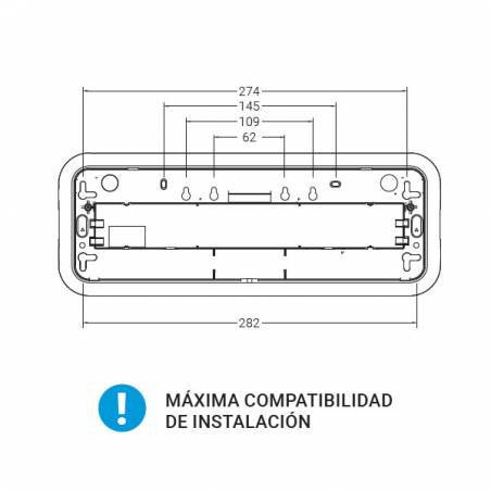 Luz de emergencia Normalux Dunna D-200L