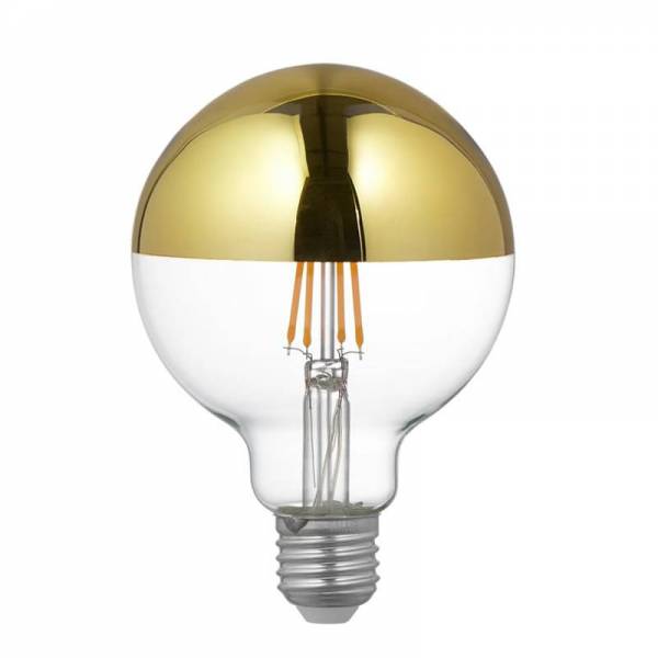 AROMAS Globe G125 LED E27 bulb 6w gold