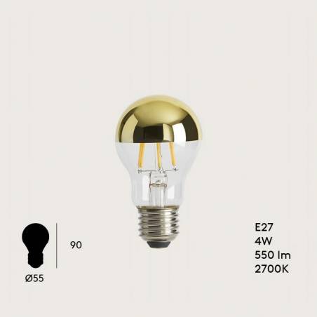 AROMAS Standard LED E27 bulb 4w gold