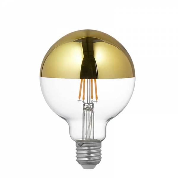 AROMAS Globe G95 LED E27 bulb 6w gold