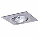 Square recessed light LED 8w aluminium