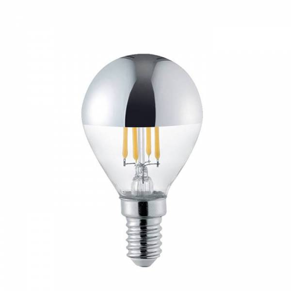 AROMAS Spherical LED E14 bulb 4w chrome
