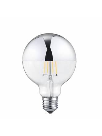 AROMAS Globe G95 LED E27 bulb 6w chrome