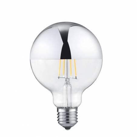AROMAS Globe G95 LED E27 bulb 6w chrome
