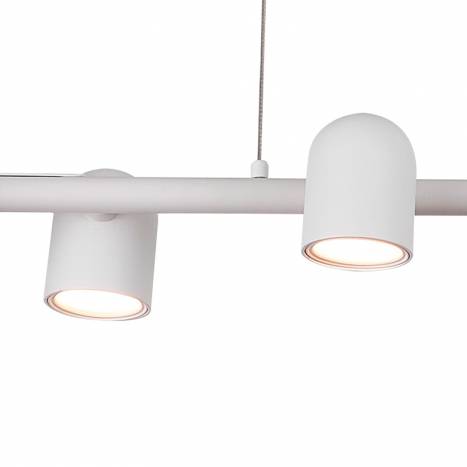 MANTRA IOS LED 6L GU10 white pendant lamp detail