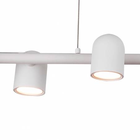Lámpara colgante IOS LED 6L GU10 blanco detalle - Mantra