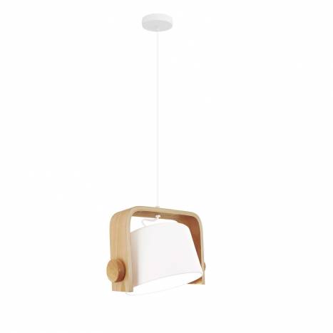 INESLAM MD2314 1L E27 wood pendant lamp