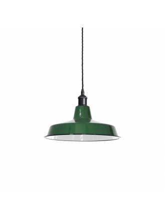 Lámpara colgante MD6170 36cm 1L E27 verde - Ineslam