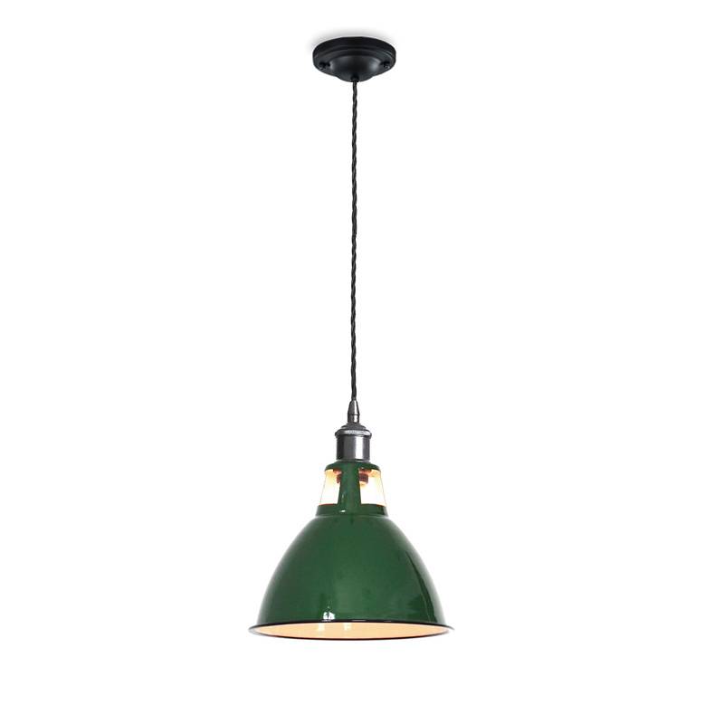 INESLAM MD6172 1L E27 steel pendant lamp green