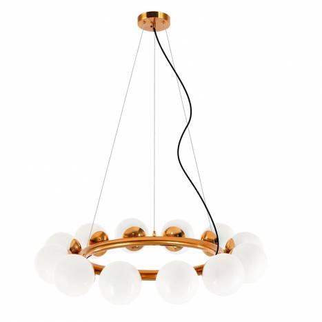 INESLAM MD3198 12L E14 brass pendant lamp