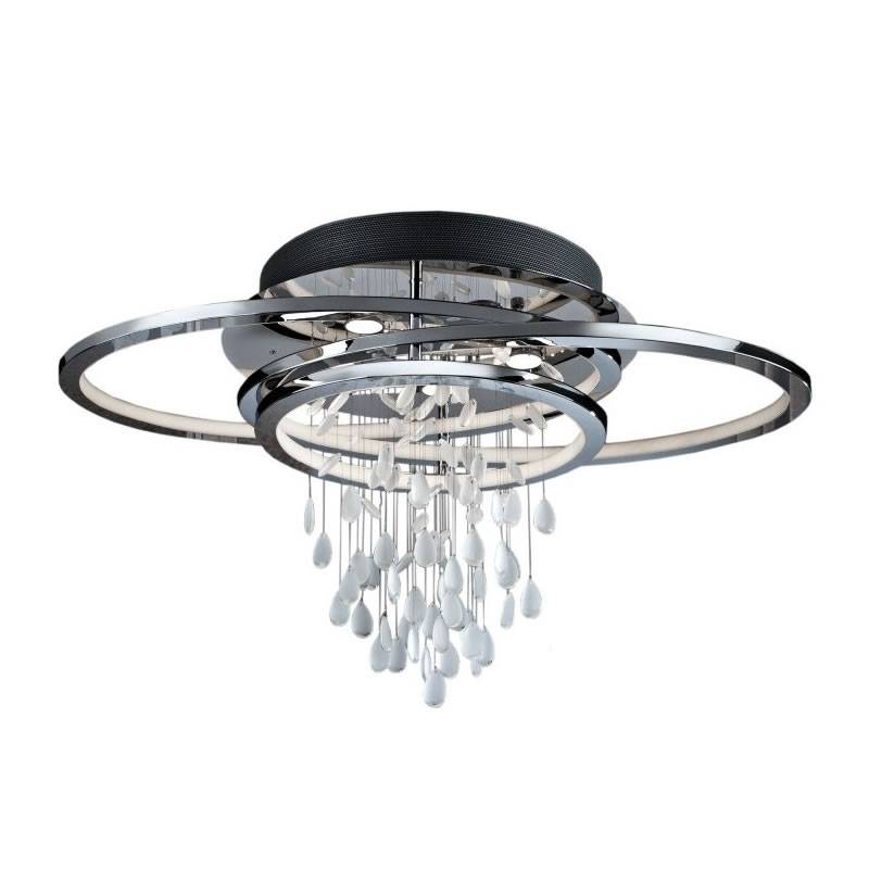 SCHULLER Bruma ceiling lamp Led 68+35w chrome and glass SCHULLER Bruma ceiling lamp Led 68+35w chrome and glass