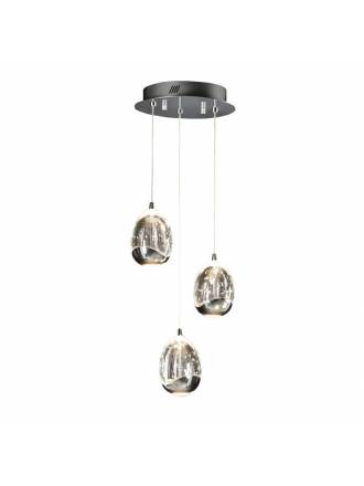 SCHULLER Rocio pendant lamp 3L LED chrome