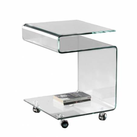 Mesa auxiliar Glass transparente - Schuller