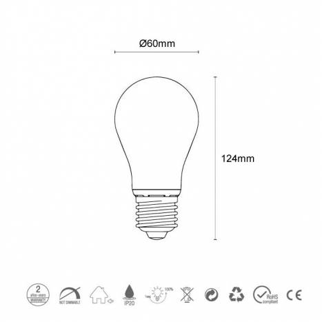 Bombilla LED 14w E27 1500lm - Maslighting