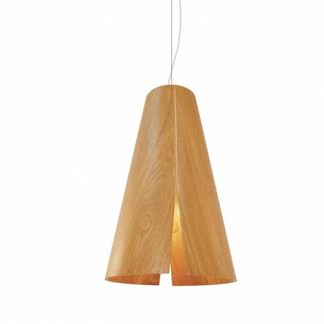 INESLAM Peonia E27 wood pendant lamp detail