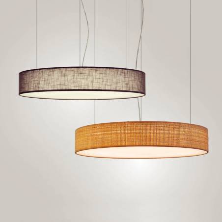 Lámpara colgante Slim 1 luz vinilo modelos - El Torrent
