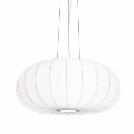 Lámpara colgante Manhatan 3L E27 blanco - Ineslam