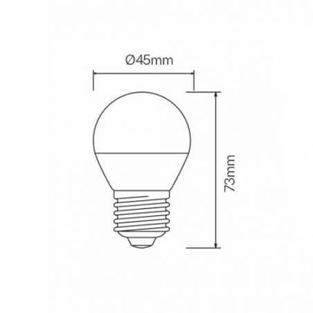 BENEITO FAURE Spherical E27 LED Bulb 5w 220v