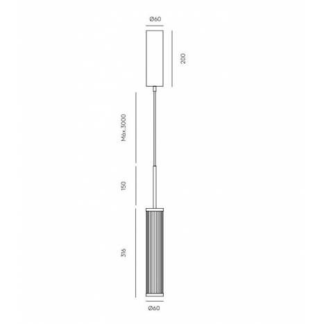 Lámpara colgante Ison LED - Aromas