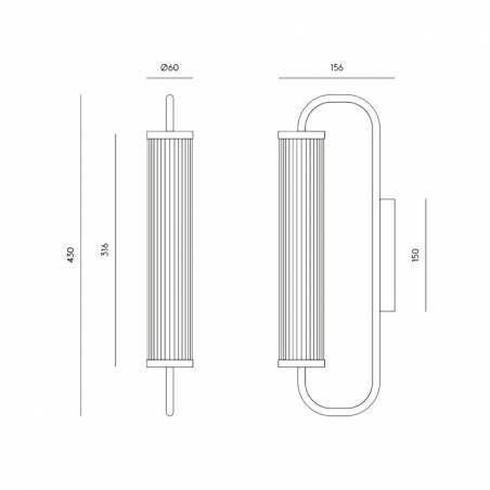 Aplique de pared Ison LED - Aromas