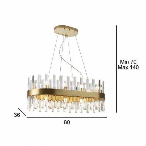 SCHULLER Grace 20L G9 LED pendant lamp