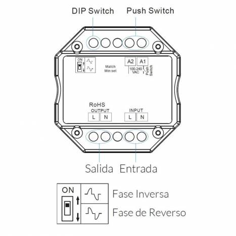 Pastilla reguladora TRIAC LED 200w - Atmoss