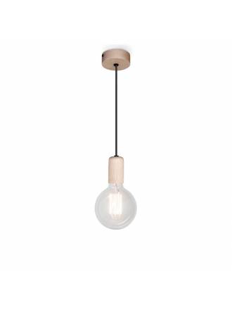 MASSMI Bulb E27 pendant lamp wood