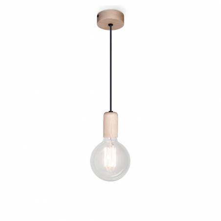 MASSMI Bulb E27 pendant lamp wood