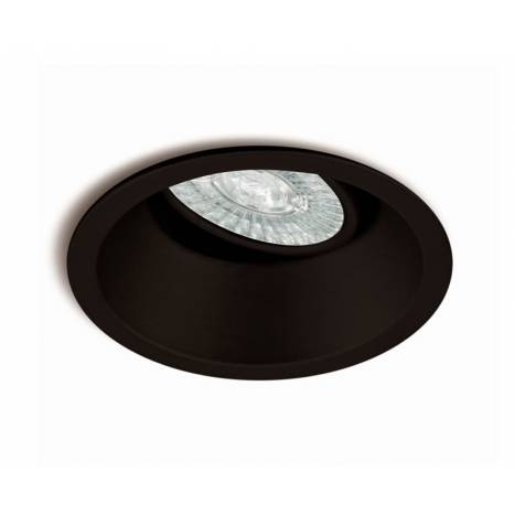 MANTRA Comfort GU10 round recessed light black