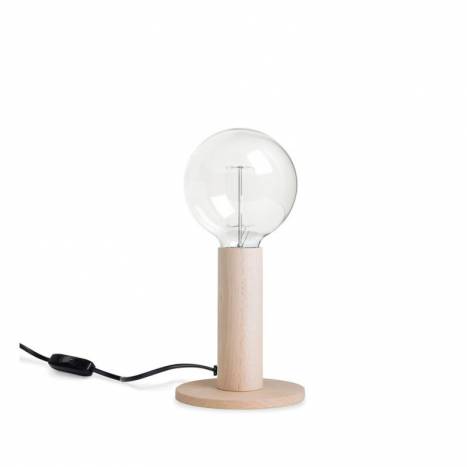 MASSMI Bulb E27 table lamp wood