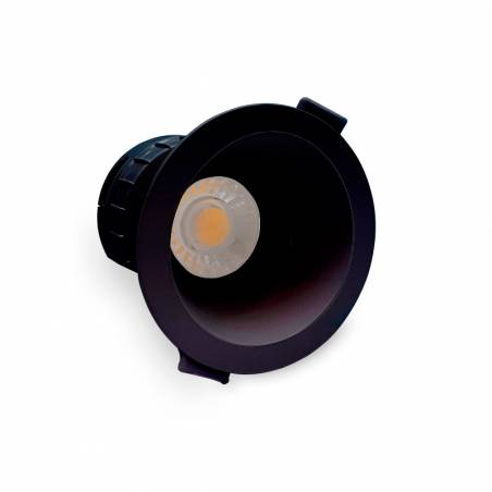 Foco empotrable Pulcom LED 8w CCT negro - Beneito Faure 1