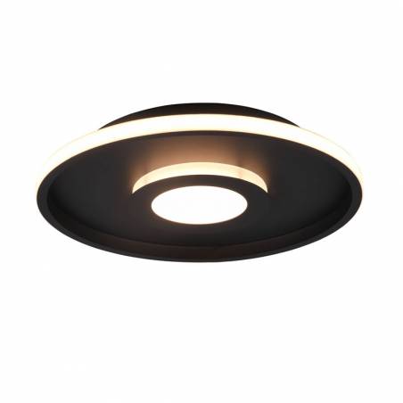 TRIO Ascari IP44 LED ceiling lamp black