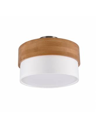 Plafón de techo Seasons madera + blanco - Trio