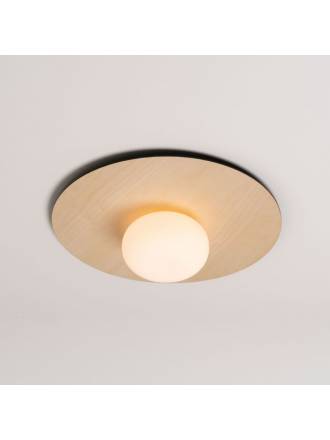 MILAN Knock ceiling lamp wood