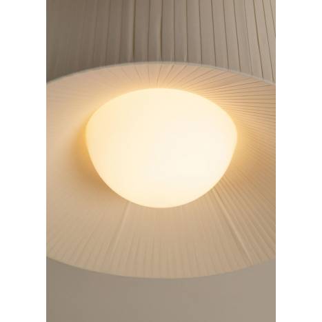 Lámpara colgante Lap Ø80 cinta crudo - Milan