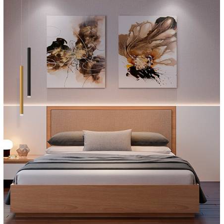 Lámpara colgante Cala LED 6w oro ambiente - Mantra
