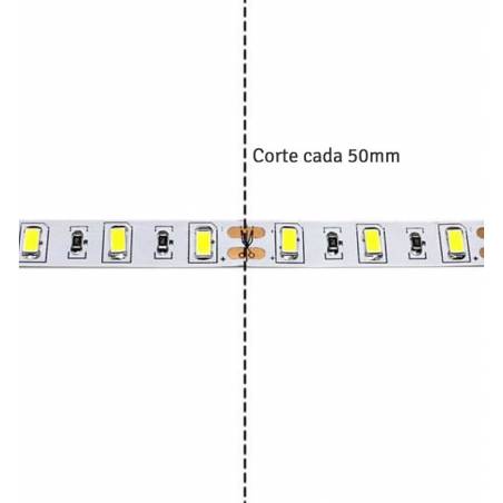 YLD LED strip 5M 14.4w 120 LEDS/M 24VDC IP20