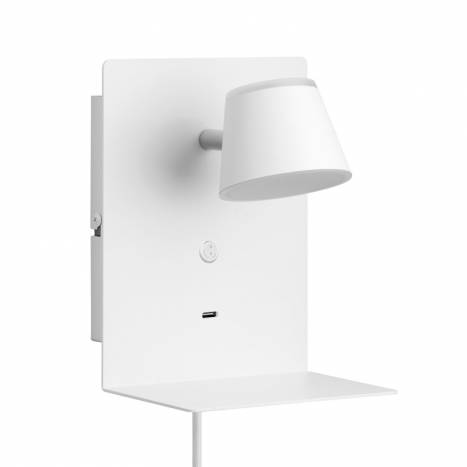 MDC Libia LED 5w + USB wall lamp MDC Libia LED 5w + USB wall lamp