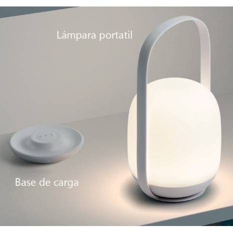 Lámpara portátil Nin LED 5w detalle - MDC