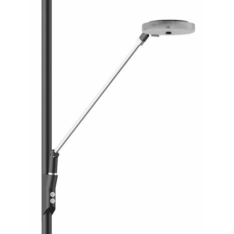 Lámpara de pie One LED 30+10w dimmable negro brazo - MDC