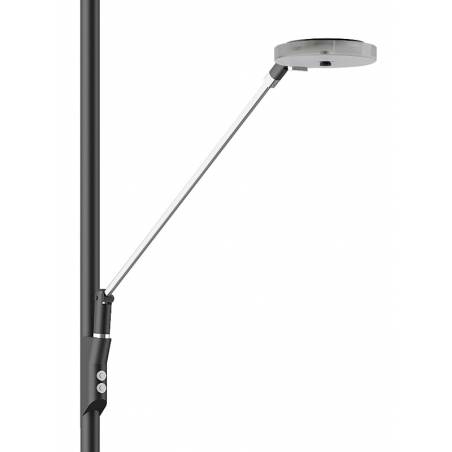 Lámpara de pie One LED 30+10w dimmable negro brazo - MDC